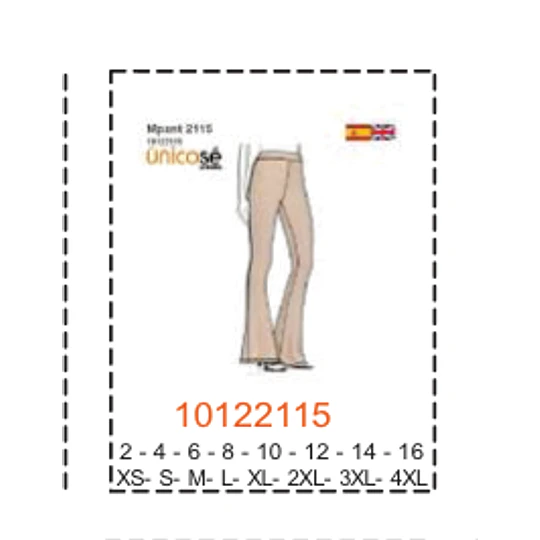 MOLDE PANTALONES NIÑA - 2