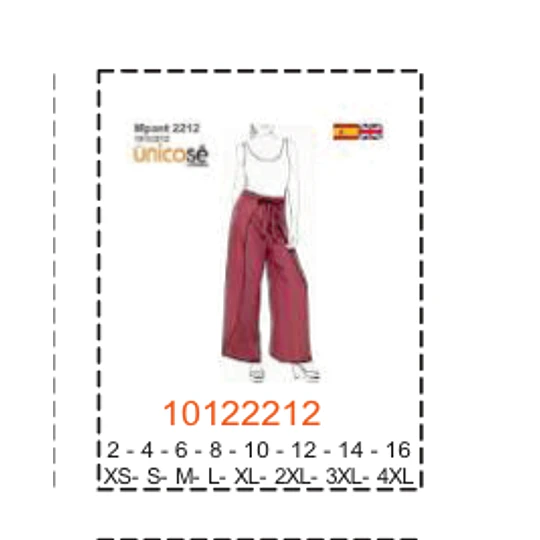 MOLDE PANTALONES NIÑA - 2