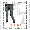 MOLDE PANTALONES NIÑA - 1