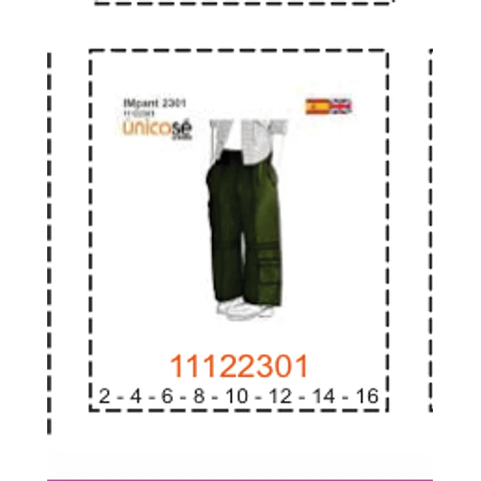 MOLDE PANTALONES NIÑA - 2