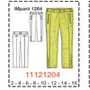 MOLDE PANTALONES NIÑA - 1