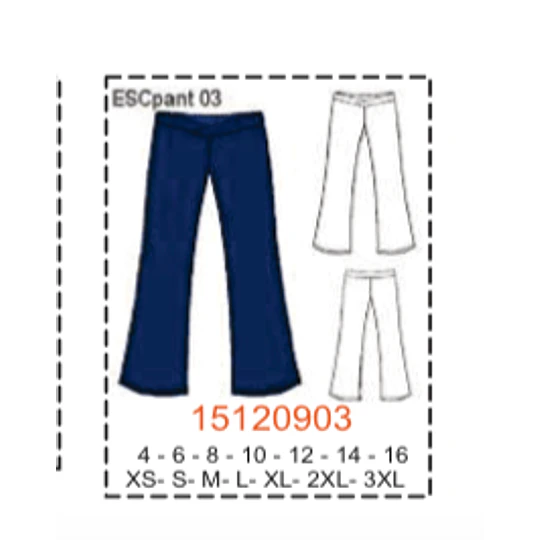 MOLDE PANTALONES NIÑA - 1