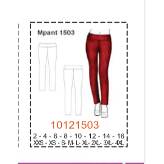 MOLDE PANTALONES NIÑA - 1