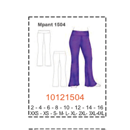 MOLDE PANTALONES NIÑA - 1