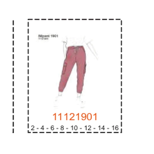 MOLDE PANTALONES NIÑA - 1