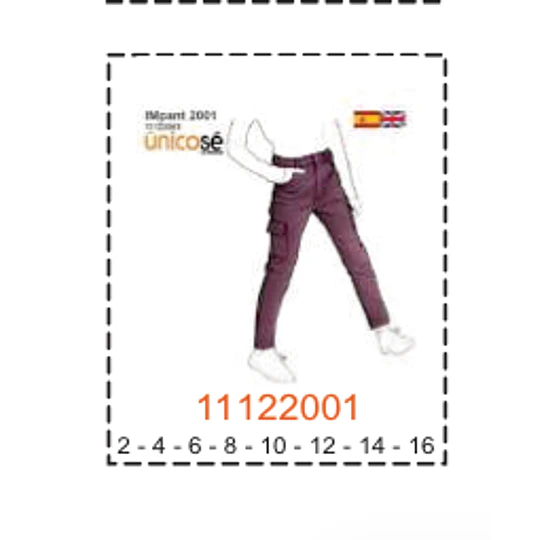 MOLDE PANTALONES NIÑA - 1