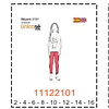 MOLDE PANTALONES NIÑA - 1