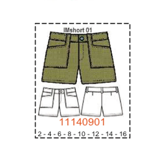 MOLDE SHORTS NIÑA 