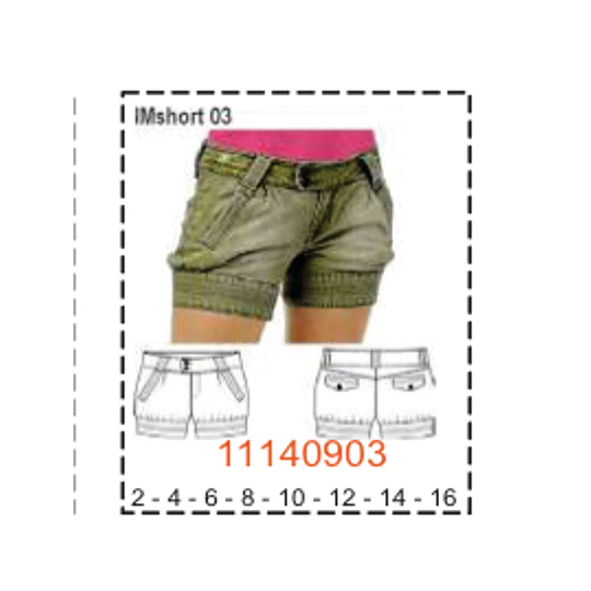 MOLDE SHORTS NIÑA 