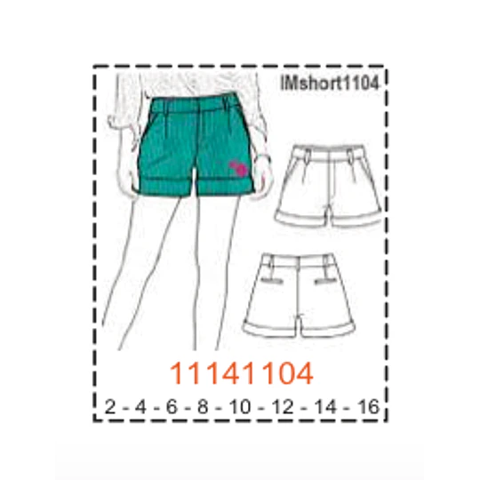 MOLDE SHORTS NIÑA 