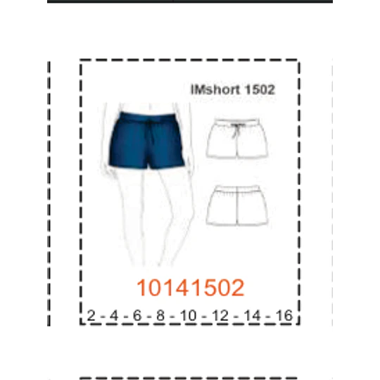 MOLDE SHORTS NIÑA 