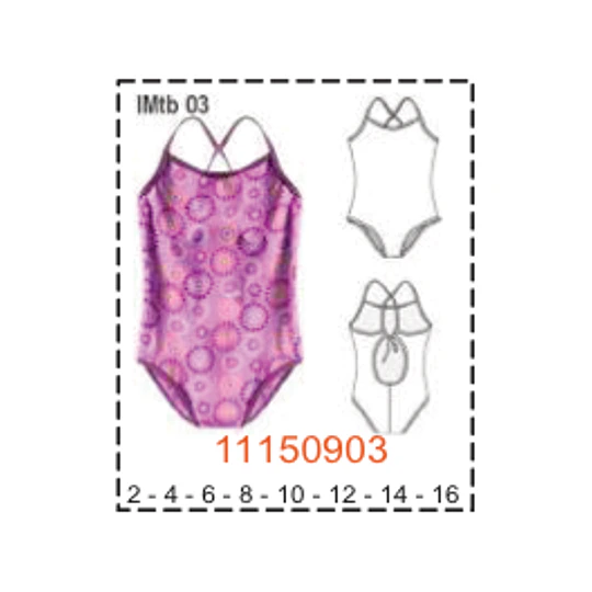 MOLDE TRAJES DE BAÑO NIÑA