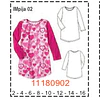 MOLDE PIJAMAS NIÑA 