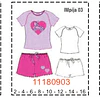 MOLDE PIJAMAS NIÑA 