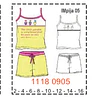 MOLDE PIJAMAS NIÑA 