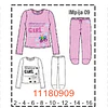 MOLDE PIJAMAS NIÑA 