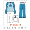 MOLDE PIJAMAS NIÑA 