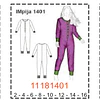 MOLDE PIJAMAS NIÑA 