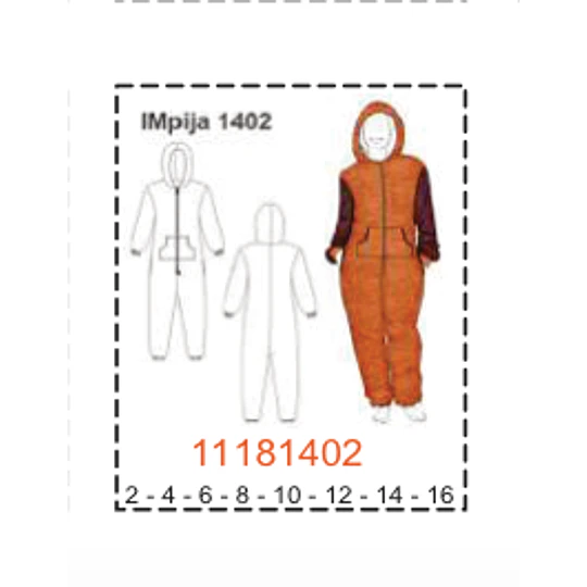 MOLDE PIJAMAS NIÑA 