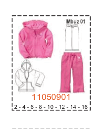 MOLDE BUZOS NIÑA