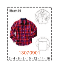 MOLDE CAMISAS NIÑO