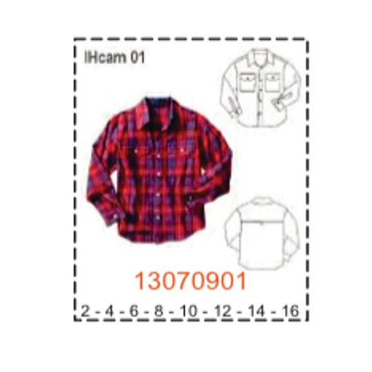 MOLDE CAMISAS NIÑO