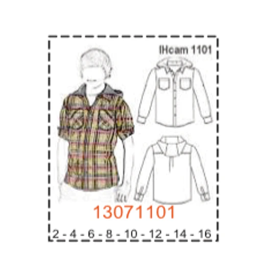 MOLDE CAMISAS NIÑO