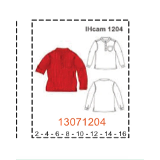 MOLDE CAMISAS NIÑO