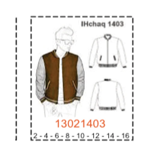 MOLDE CHAQUETAS NIÑO 1