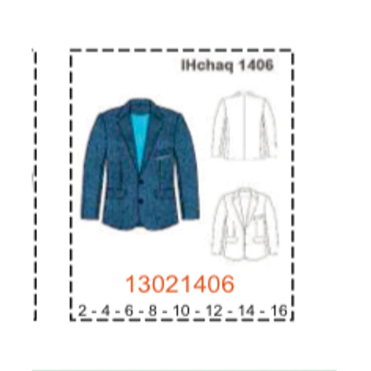 MOLDE CHAQUETAS NIÑO 1