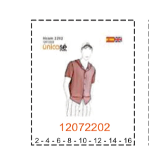 MOLDE CAMISAS NIÑO