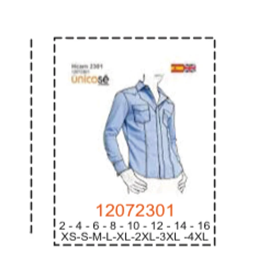 MOLDE CAMISAS NIÑO