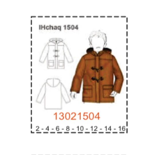 MOLDE CHAQUETAS NIÑO 1