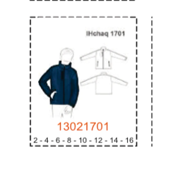 MOLDE CHAQUETAS NIÑO 1