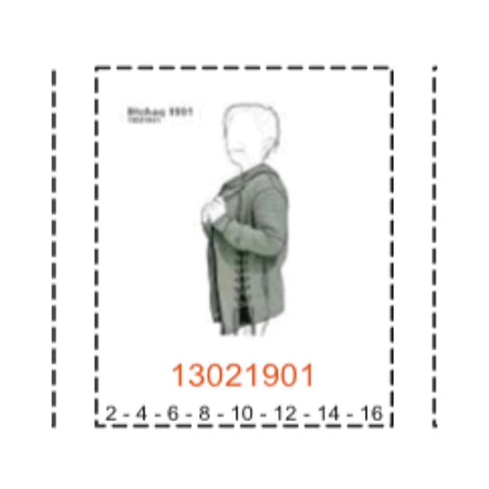 MOLDE CHAQUETAS NIÑO 2
