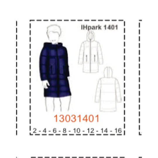MOLDE PARKAS NIÑO