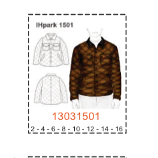MOLDE PARKAS NIÑO