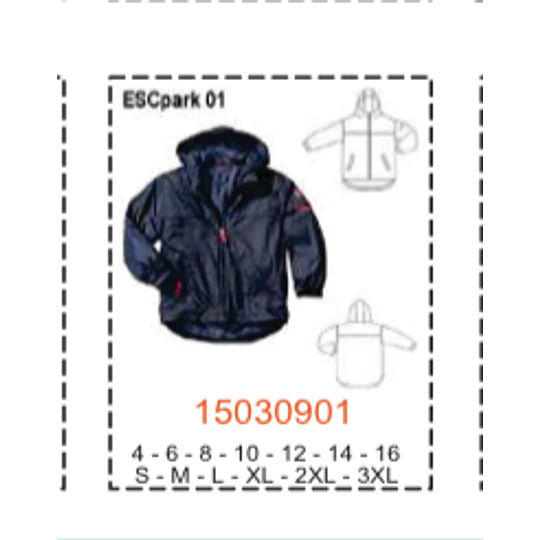 MOLDE PARKAS NIÑO