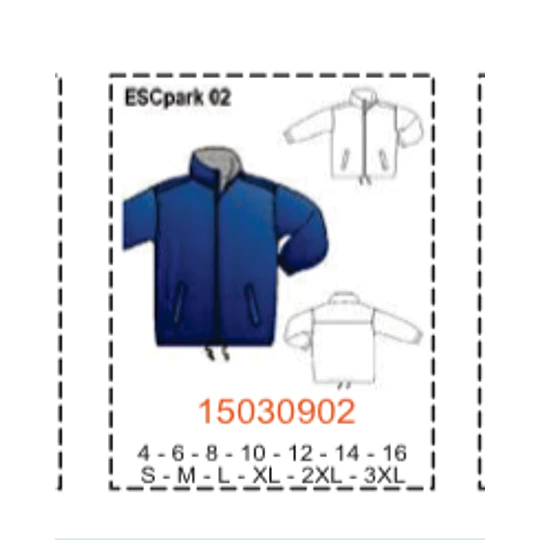 MOLDE PARKAS NIÑO