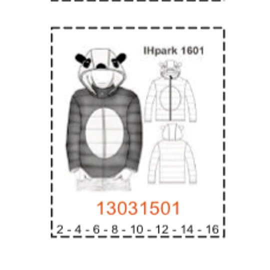 MOLDE PARKAS NIÑO
