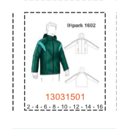 MOLDE PARKAS NIÑO