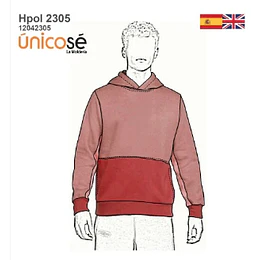 MOLDE POLERONES NIÑO - POLERON CORTES HOMBRE 12042305