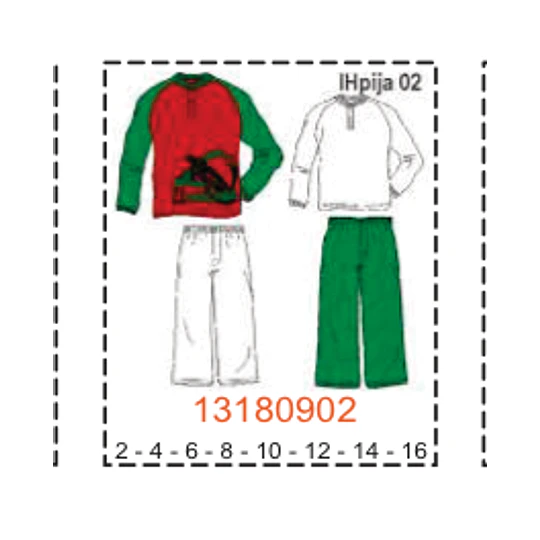 MOLDE PIJAMAS NIÑO 