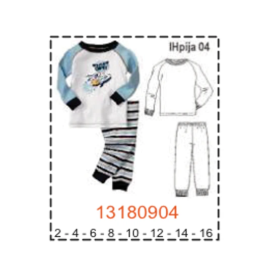MOLDE PIJAMAS NIÑO 