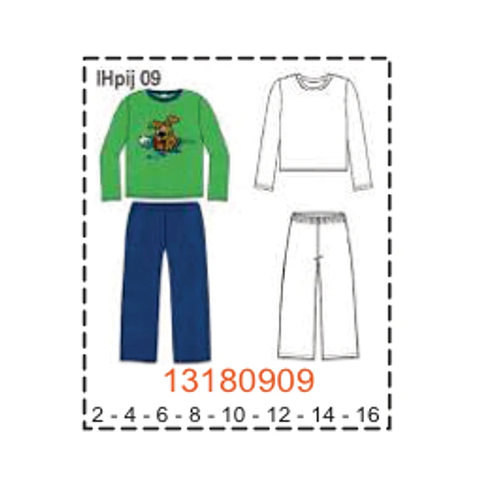 MOLDE PIJAMAS NIÑO 