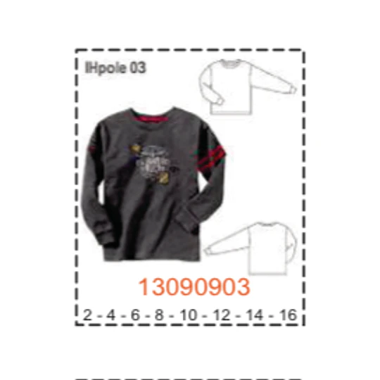 MOLDE POLERAS NIÑO - 1