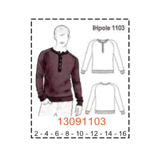 MOLDE POLERAS NIÑO - 1