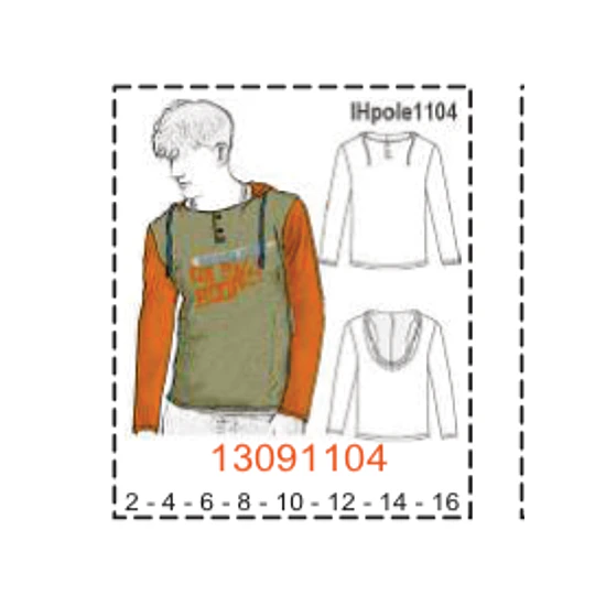 MOLDE POLERAS NIÑO - 1