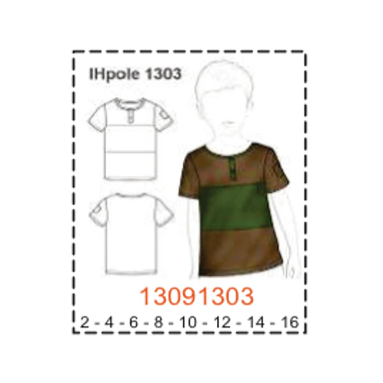 MOLDE POLERAS NIÑO - 1