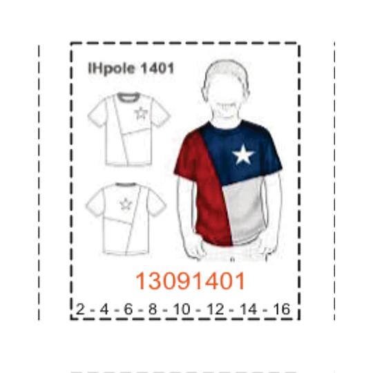 MOLDE POLERAS NIÑO - 1
